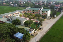 Huyện Sóc Sơn (Hà Nội) phấn đấu hết năm 2025 có 40% xã nông thôn mới nâng cao, 30% xã nông thôn mới kiểu mẫu. (Ảnh: Vũ Sinh/TTXVN)