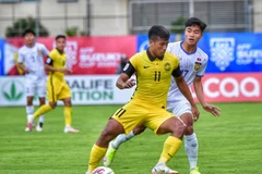 Safawi Rasid đang trở thành một trong những cầu thủ tấn công nguy hiểm nhất Đông Nam Á tại AFF Cup 2020. (Nguồn: straitstime.com)