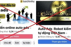 Theo Công an thành phố Hà Nội, ứng dụng Auto Ads có dấu hiệu của tội phạm "Vi phạm về kinh doanh theo phương thức đa cấp." (Ảnh: TTXVN)