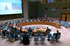 Một phiên họp của Hội đồng Bảo an Liên hợp quốc. (Ảnh: Khắc Hiếu/TTXVN)