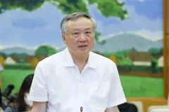 Chánh án Tòa án nhân dân tối cao Nguyễn Hòa Bình. (Ảnh: Doãn Tấn/TTXVN)