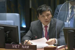 Đại sứ Đặng Đình Quý - Trưởng phái đoàn thường trực Việt Nam tại Liên hợp quốc. (Ảnh: Hữu Thanh/TTXVN)