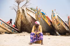 Một khoảnh khắc ở Tanji (Gambia). (Nguồn: theconversation.com)
