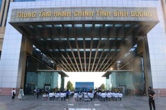 Trung tâm hành chính công tập trung tỉnh Bình Dương. (Ảnh: Chí Tưởng/TTXVN)