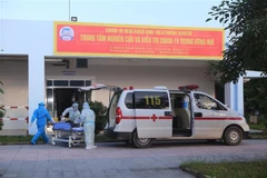 Đưa vào hoạt động Trung tâm nghiên cứu và điều trị COVID-19 Trung ương Huế. (Ảnh: TTXVN)