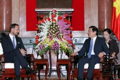Chủ tịch nước Trương Tấn Sang tiếp Thái tử Na Uy