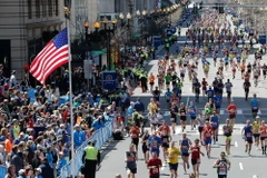[Photo] Lượng người kỷ lục tham gia Giải marathon Boston