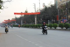 Đường 7/5 là con đường đẹp nhất của tỉnh Điện Biên. (Nguồn: dienbientv.vn)