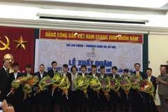 Mục tiêu của đoàn Việt Nam là đạt được huy chương tại Kỳ thi Tay nghề thế giới. (Ảnh: Hồng Kiều/Vietnam+)