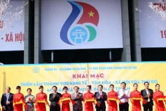 Khai mạc Triển lãm thành tựu kinh tế-văn hóa-xã hội Thủ đô