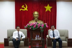 Tổng Giám đốc TTXVN đến thăm và làm việc tại tỉnh Bình Dương