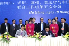 Họp nhóm công tác liên hợp các tỉnh biên giới Việt Nam-Vân Nam 