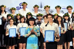 Quang cảnh lễ trao giải năm 2014. (Ảnh minh họa. An Hiếu/TTXVN)