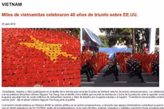 Báo Argentina đưa tin về Việt Nam nhân kỷ niệm 40 năm giải phóng
