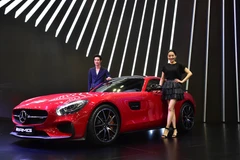 Mẫu xe Mercedes-Benz AMG GT. (Nguồn: AFP/TTXVN)