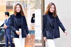 "Biểu tượng thời trang" xứ Hàn - diễn viên Gong Hyo Jin, mang đến cảm giác nhẹ nhàng, lạc quan.