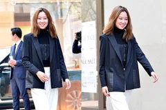 "Biểu tượng thời trang" xứ Hàn - diễn viên Gong Hyo Jin, mang đến cảm giác nhẹ nhàng, lạc quan.