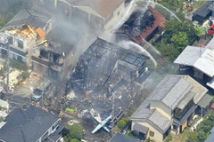 Đây là vụ tai nạn nghiêm trọng nhất liên quan đến máy bay cỡ nhỏ ở Nhật Bản trong những năm gần đây. (Nguồn: Sankei)