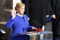 Tổng thống Kolinda Grabar-Kitarovic. (Nguồn: AFP/TTXVN)