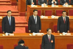 Lãnh đạo Đảng, chính phủ Trung Quốc tham dự một kỳ họp. (Ảnh minh họa. Thu-Yến-Đức/TTXVN)