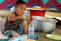 Tiêm vắcxin cho hơn 500.000 trẻ em tại Nepal sau động đất 