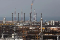 Mỏ khí đốt South Pars. (Nguồn: AP)