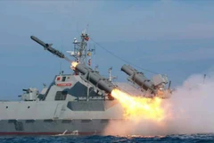 Triều Tiên bắn thử tên lửa chống hạm kiểu mới. (Nguồn: Yonhap/TTXVN)