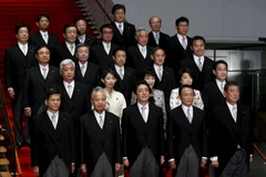 Nội các mới của Nhật Bản. (Nguồn: Reuters/TTXVN)