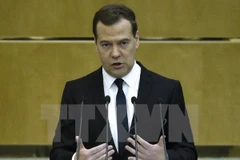 Thủ tướng Nga Dmitry Medvedev. (Nguồn: AFP/TTXVN)
