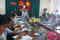 Long An tạm giữ 7 người hắt axít vào đoàn cưỡng chế đất