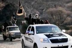 Các tay súng al-Qaeda ở Bán đảo Arab (AQAP) tại một địa điểm bí mật ở Yemen. (Ảnh: AFP/TTXVN)