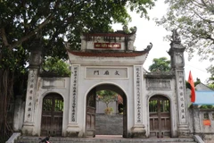 Cổng vào Văn Miếu Bắc Ninh. (Ảnh: Thanh Thương/TTXVN)