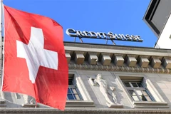 Chi nhánh ngân hàng Credit Suisse tại Lucerne, Thụy Sĩ. (Ảnh: THX/TTXVN)