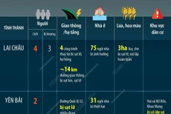 Thiệt hại nặng nề do mưa lũ gây ra tại miền núi và trung du Bắc Bộ