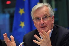 Trưởng đoàn đàm phán của EU về Brexit, ông Michel Barnier phát biểu tại một hội nghị ở Brussels, Bỉ ngày 2/4/2019. (Ảnh: AFP/TTXVN)