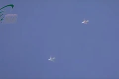 Không quân Nga đã tiến hành không kích lần đầu tiên ở Syria