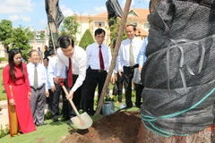 Chủ tịch nước dâng hương tại Khu lưu niệm Luật sư Nguyễn Hữu Thọ