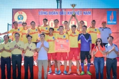 Hội thao ngành Dầu khí khu vực Đồng bằng sông Cửu Long. (Ảnh: pvn.vn)