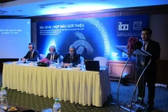 Họp báo giới thiệu Triển lãm iba 2018 tại Hà Nội. (Ảnh: Đức Duy/Vietnam+)