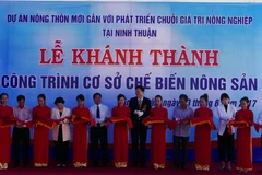 Tập đoàn CJ khánh thành nhà máy gia công ớt bột tại tỉnh Ninh Thuận.