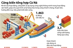 [Infographics] 1.463 tỷ đồng xây dựng Cảng biển tổng hợp Cà Ná