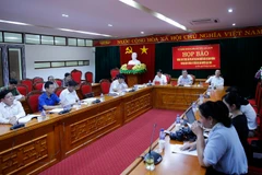 Quang cảnh buổi họp báo. (Ảnh: Trọng Đạt/TTXVN)