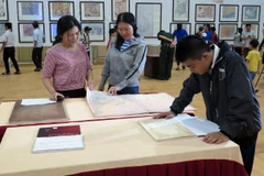 Người dân tham quan triển lãm. (Ảnh: Xuân Triệu/TTXVN)