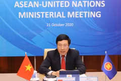 Phó Thủ tướng, Bộ trưởng Bộ Ngoại giao Phạm Bình Minh. (Ảnh: Lâm Khánh/TTXVN)