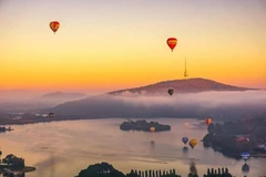 Hình ảnh đẹp như mơ trong Lễ hội khinh khí cầu Canberra. (Nguồn: hellotravel.com)