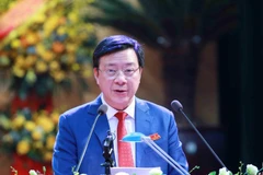 Ông Phạm Xuân Thăng được bầu làm Bí thư Tỉnh ủy Hải Dương khóa XVII. (Ảnh: Phương Hoa/TTXVN)