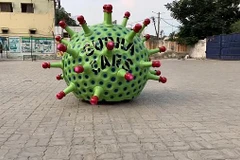 Phát minh độc đáo truyền tải thông điệp chống dịch COVID-19 tại Ấn Độ