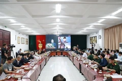 Toàn cảnh buổi thuyết trình tại đầu cầu Hà Nội. (Nguồn: baoquocte.vn)