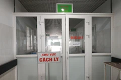 Khu vực cách ly điều trị bệnh nhân bạch hầu tại Bệnh viện đa khoa vùng Tây Nguyên. (Ảnh: Tuấn Anh/TTXVN)
