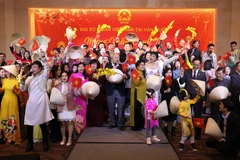 Tết cộng đồng ấm cúng của người Việt Nam tại Hàn Quốc. (Ảnh: Mạnh Hùng/Vietnam+)